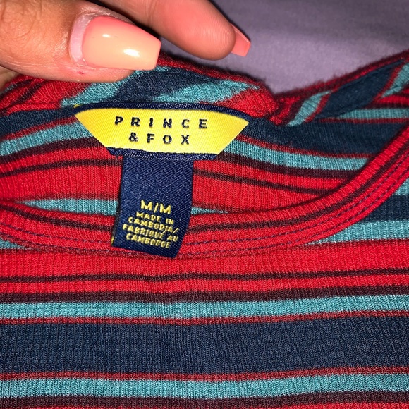 Multi Striped Long Tee - Picture 3 of 3